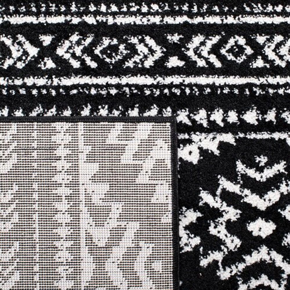 Safavieh Tulum  6&#39; x 9&#39; Black and Ivory Area Rug, , large