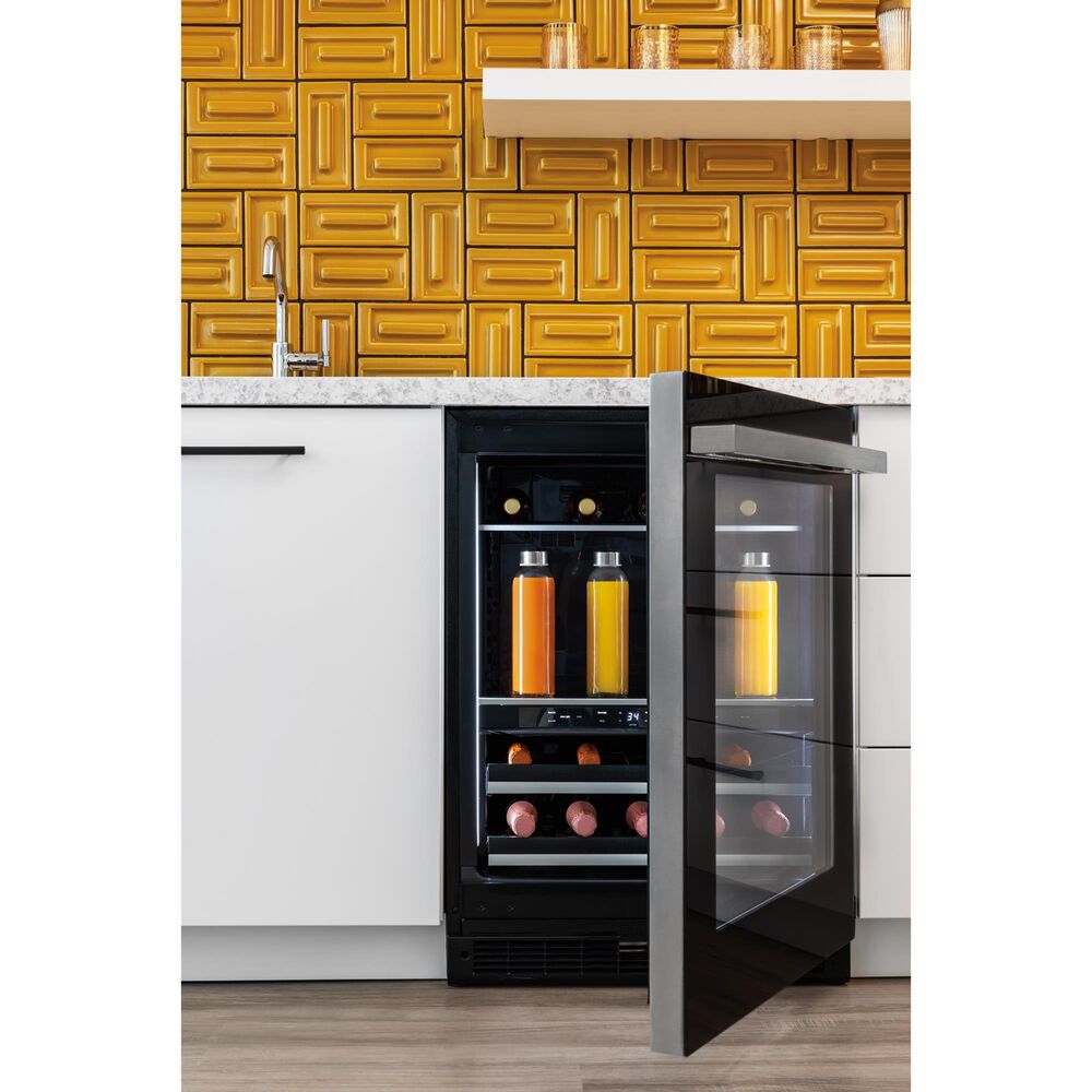 JennAir NOIR 24" Built-In Undercounter Beverage Center Left Swing in Black Stainless Steel, , large