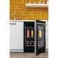 JennAir NOIR 24" Built-In Undercounter Beverage Center Left Swing in Black Stainless Steel, , large