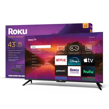 Roku 43" Class Select Series 4K in Black - Smart TV, , large