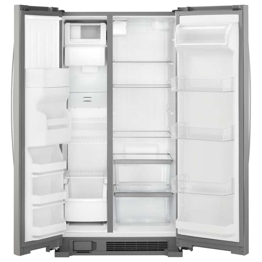 Whirlpool 21 Cu. Ft. Side by Side Refrigerator in Stainless Steel, , large