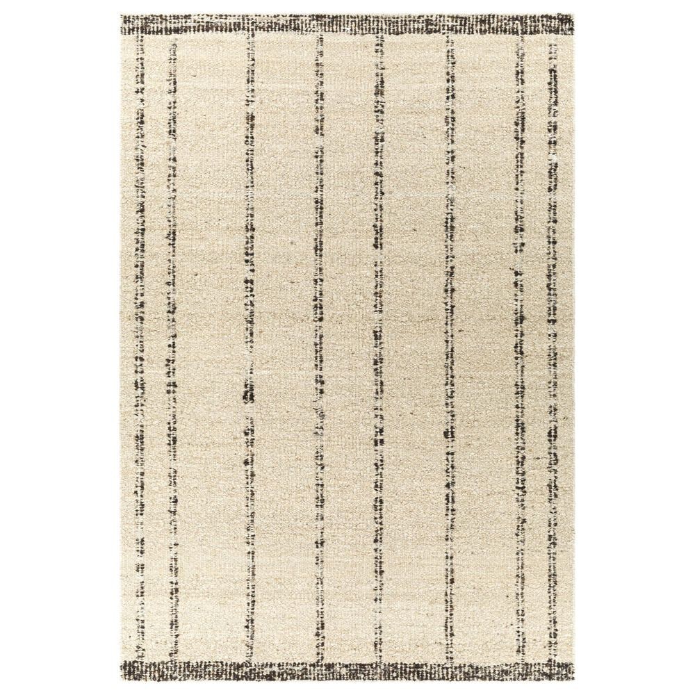 Surya Machu Picchu 6" x 9" Cream, Ivory, Dark Brown, Charcoal, Black and Light Gray Area Rug, , large
