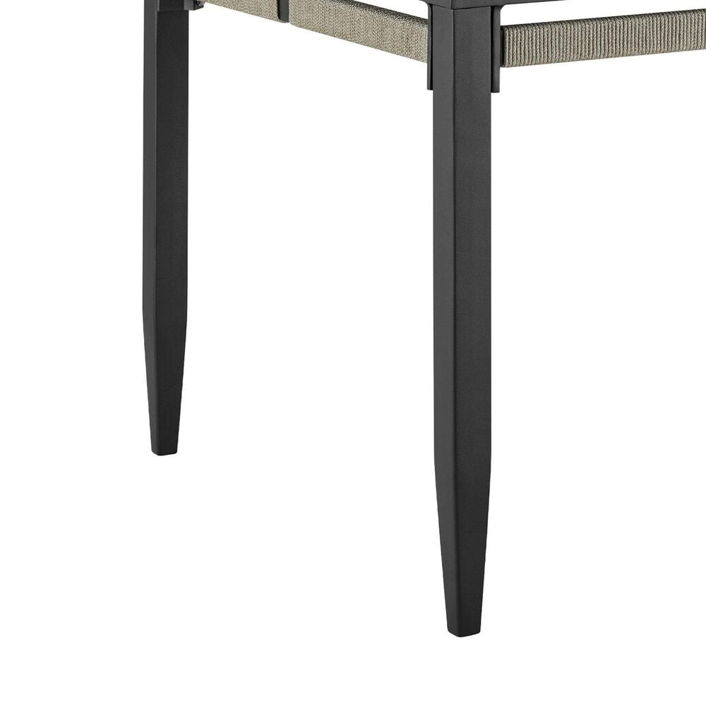 Blue River Zella Outdoor Rectangular Dining Table in Charcoal and Light Gray - Table Only, , large