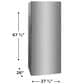 Frigidaire 13 Cu. Ft. Garage Ready Upright Freezer in Fingerprint-Resistant Stainless Steel, , large