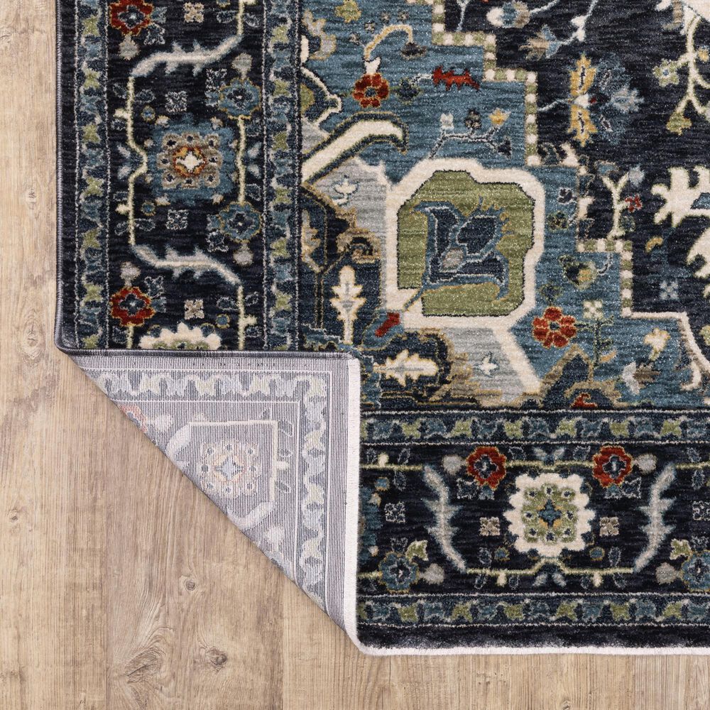 Oriental Weavers Eliana Navy and Blue 3&#39;3&quot; x 5&#39; Area Rug, , large