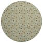 Dalyn Rug Company Soft Essentials Floral Cactus 8" Round Indoor/Outdoor Area Rug, , large