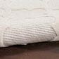 Nourison Easy Care 5" x 7" Ivory and White Indoor/Outdoor Area Rug, , large