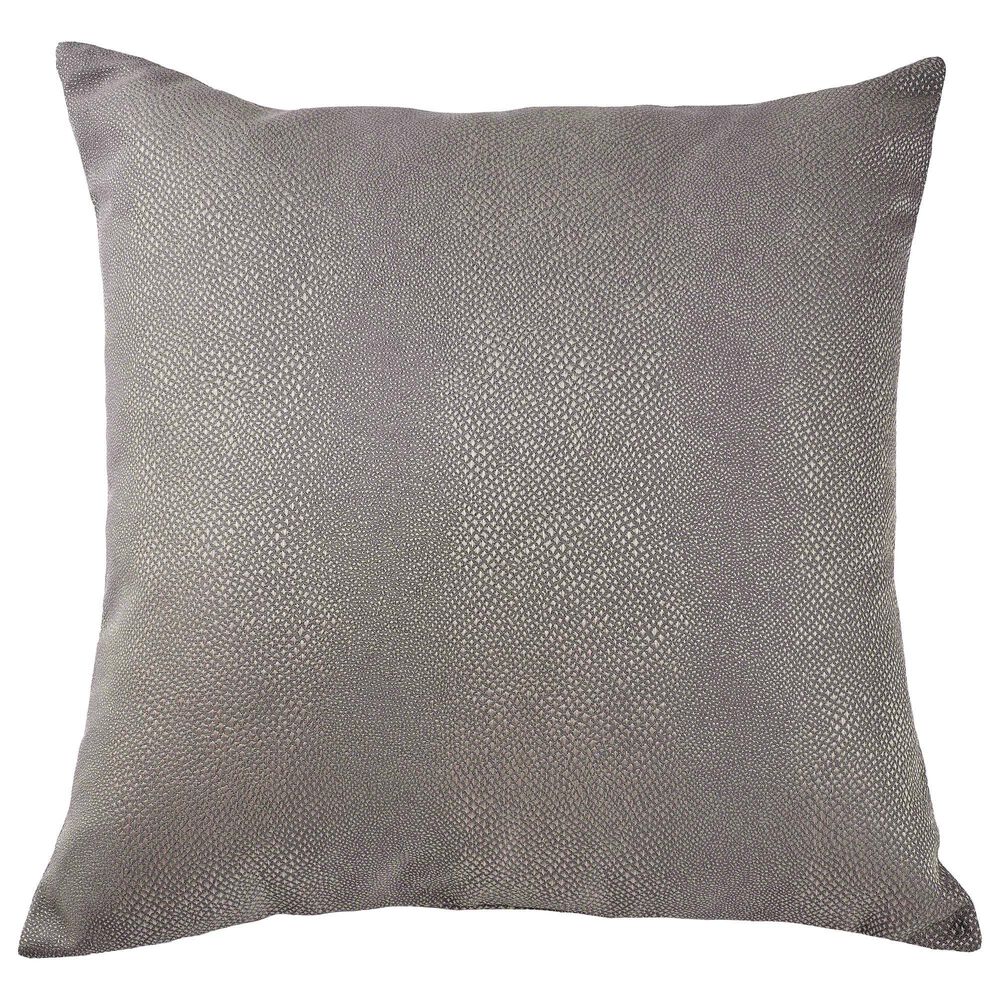Ann Gish Komodo 20" x 20" Square Throw Pillow in Gunmetal, , large