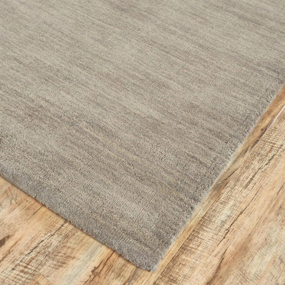 Feizy Luna 2&#39;6&quot; x 8&#39; Light Gray Runner, , large
