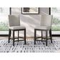 Ashley Neymorton Counter Height Bar Stool in Dark Grayish Brown, , large