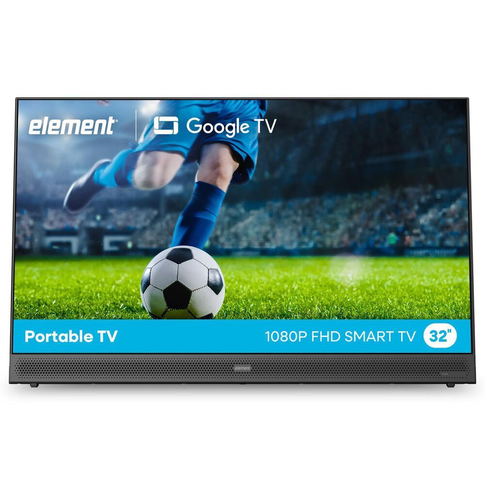 Element 32" Class 1080P FHD Portable in Black - Smart Google TV, , large