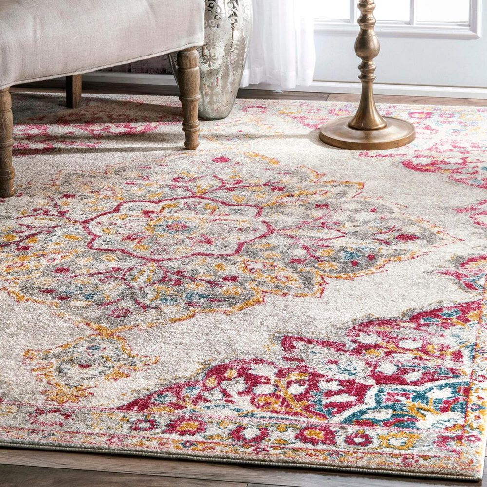 nuLOOM Bodrum RZBD37B 8' x 10' Pink Area Rug Nebraska Furniture Mart
