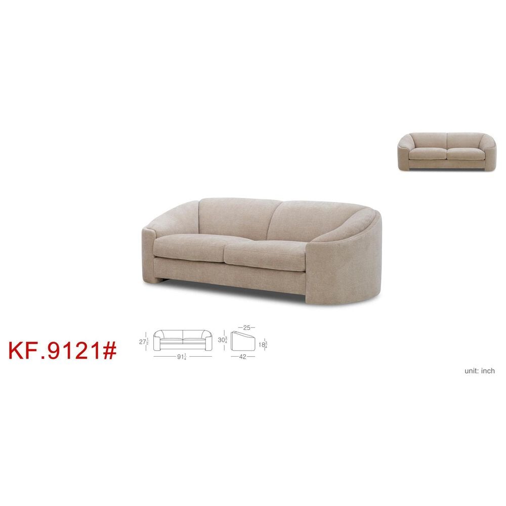Interlochen Stationary Sleeper Sofa in Marlow Oat, , large