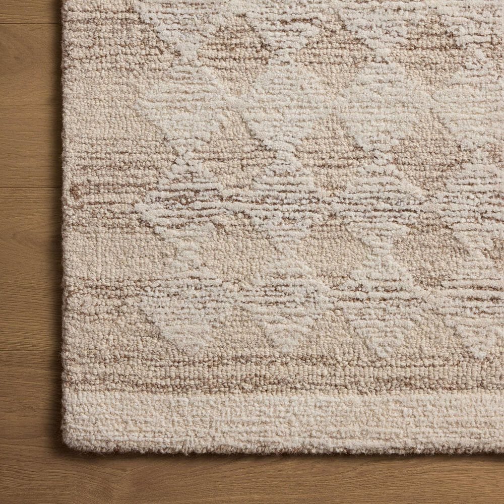 Loloi Rae Natural and Ivory 2&#39;6&quot; x 9&#39;9&quot; Runner, , large