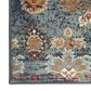 Amer Rugs Allure 2" x 3" Teal Blue Area Rug, , large