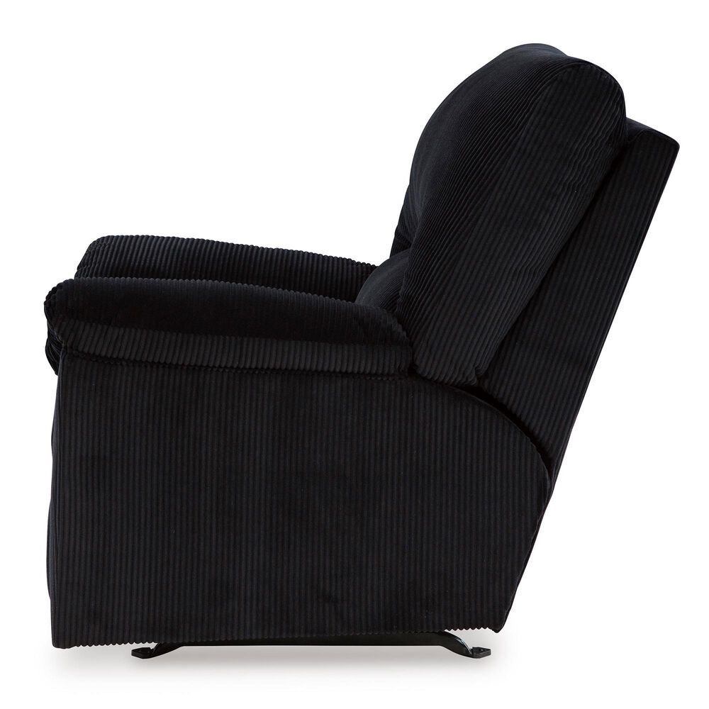 Ashley SimpleJoy Rocker Recliner in Onyx, , large