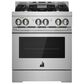JennAir 30" Gas Professional Range in Stainless Steel, , large