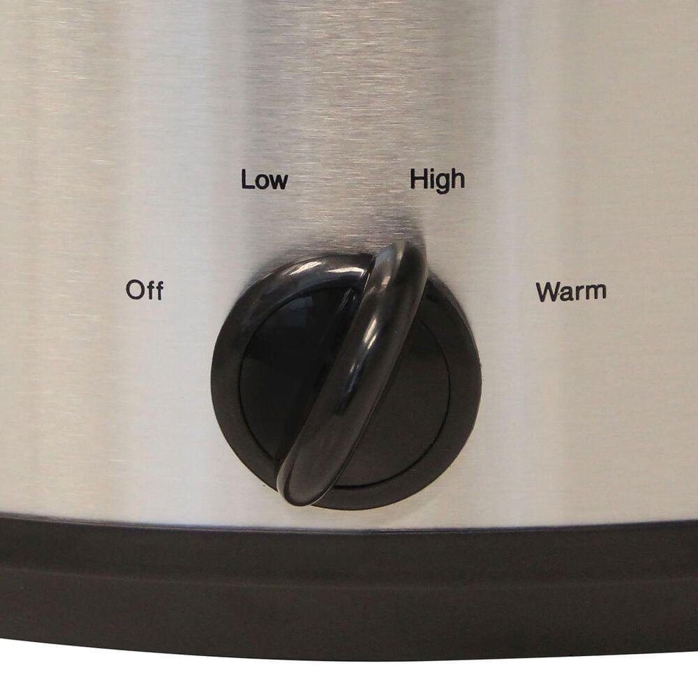 West Bend 6 Qt. Oval Slow Cooker in Silver, , large