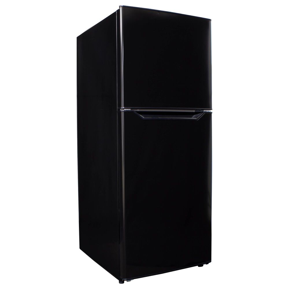 Danby 10.1 Cu. Ft. Apartment Size Top Freezer Refrigerator in Black, , large