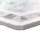 Soho Studio Metrology Thassos and Carrara 6" x 6" Hexagon on 11" x 12" Marble Mosaic Sheet, , large
