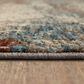 Karastan Marash Ankara 6"7" x 9"6" Rust Red, Blue and Beige Area Rug, , large