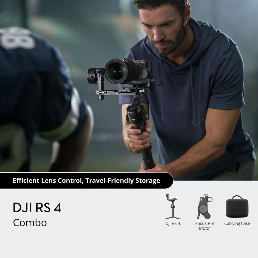 DJI DJI Innovations RS 4 Gimbal Stabilizer Combo in Black, , large