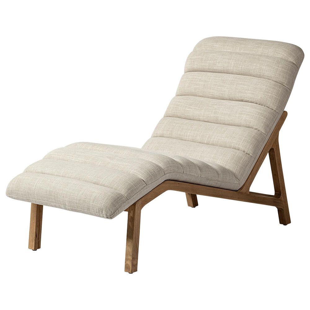 Mercana Pierre Chaise Lounge Chair in Cream, , large