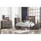 Ashley Drystan 4 Piece Full Storage Bed Set in Rustic Brown, , large