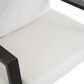 Hearth and Haven Velvet Lounge Arm Chair with Gold Metal Legs in White, , large