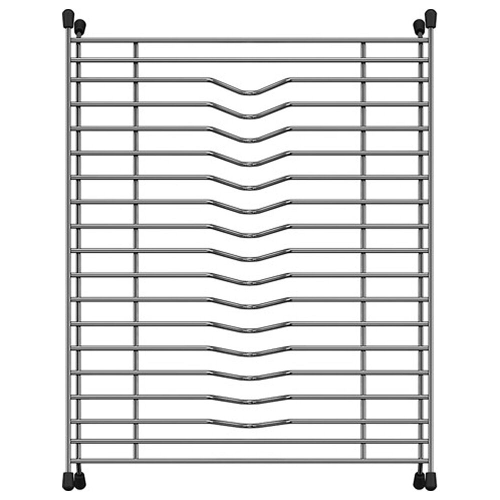 Blanco Diamond Floating Dish Rack for 60/40 Double Bowl and Super Single Kitchen Sinks in Stainless Steel, , large