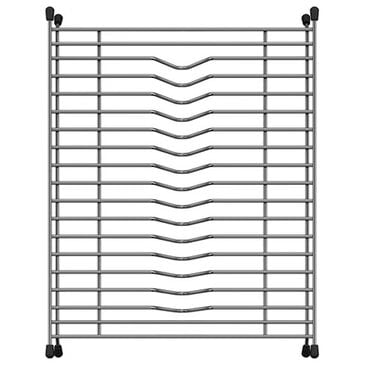 Blanco Diamond Floating Dish Rack for 60/40 Double Bowl and Super Single Kitchen Sinks in Stainless Steel, , large