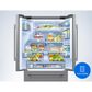 Samsung Bespoke AI 24 Cu. Ft. French Door Refrigerator with Zero Clearance Fit and Sphere Ice in Fingerprint Resistant Stainless Steel, , large