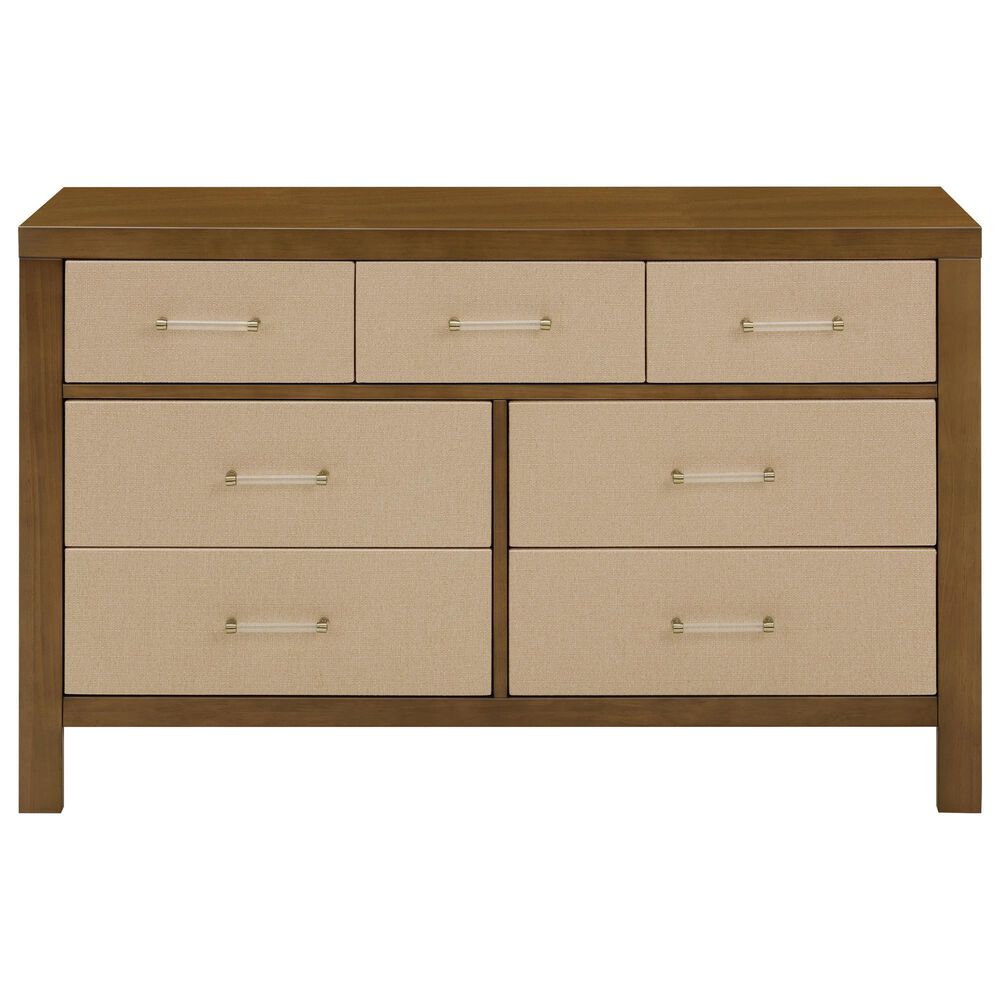 DaVinci Eloise 7-Drawer Dresser in Natural Walnut and Sand, , large