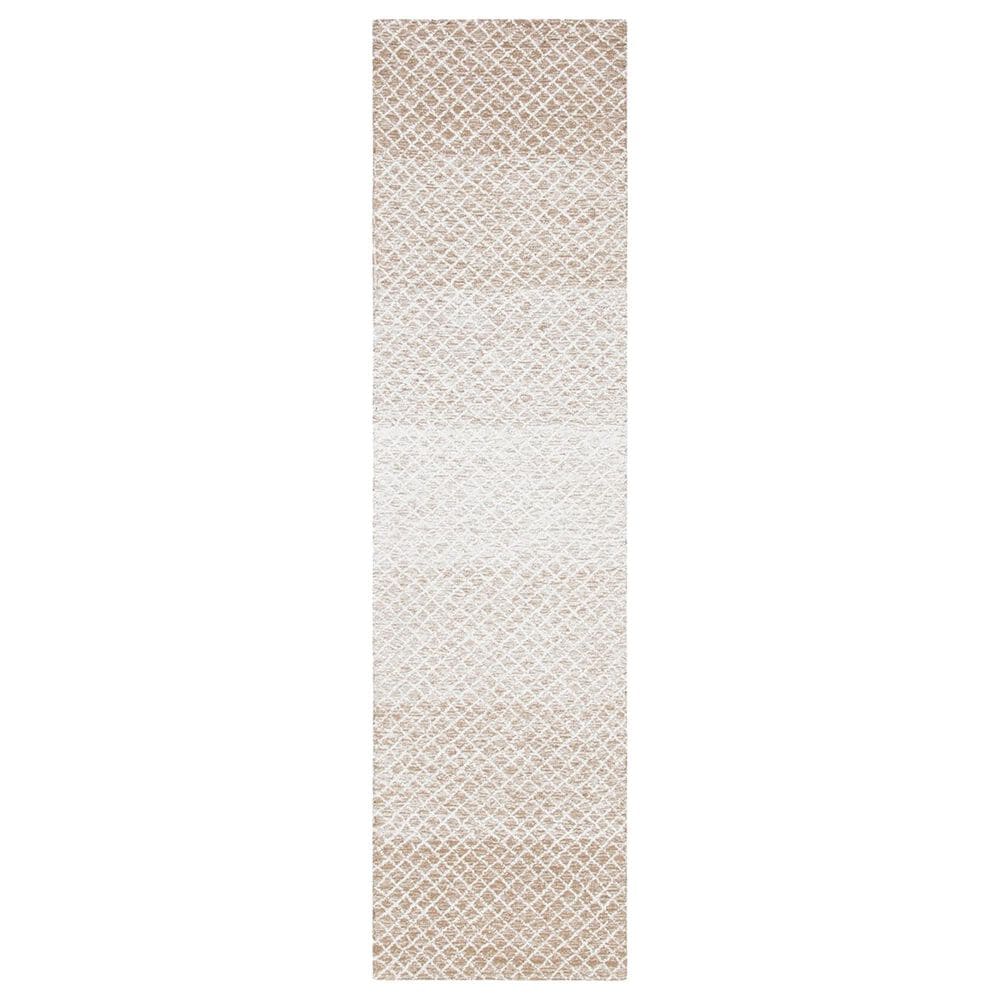 Safavieh Micro-Loop Geometric 2"3" x 9" Beige and Ivory Runner, , large