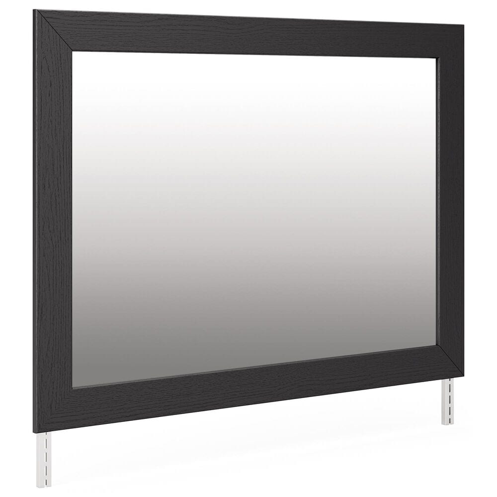 Ashley Broachmyn Bedroom Mirror in Matte Black, , large