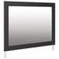 Ashley Broachmyn Bedroom Mirror in Matte Black, , large