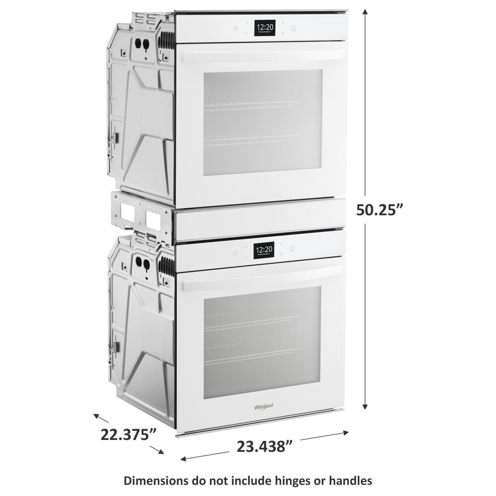 Whirlpool 24&quot; Double Electric Wall Oven with Convection in Fingerprint Resistant Stainless Steel, , large