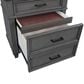 Riva Ridge Caraway 2-Drawer Traditional Nightstand in Slate Gray, , large