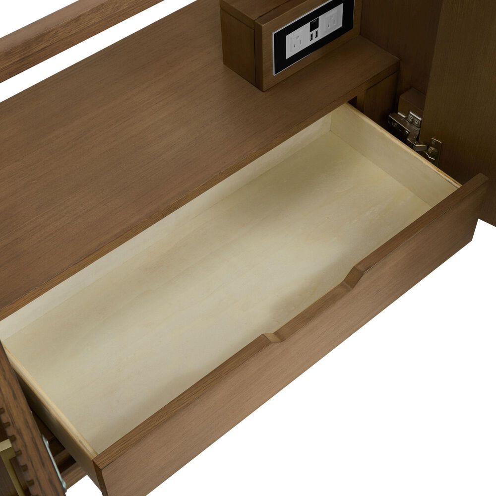 37B Fenwick 36" Single Bathroom Vanity in Kona with Glossy White Composite Stone Top and Backsplash, , large