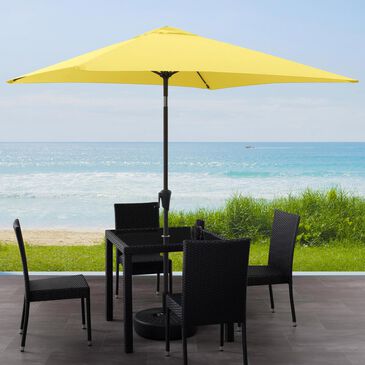 CorLiving 9" Square Tilting Patio Umbrella in Yellow, , large