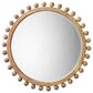 Splendor Living 37" Vernon Round Wall Mirror in Natural, , large