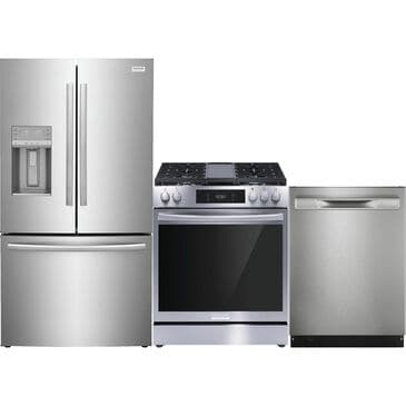 Frigidaire Gallery 3 Piece Kitchen Package with 36-inch French Door Refrigerator, 30-inch Gas Range, and 24-inch Fully Integrated Dishwasher, , large