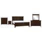 Fleming Furniture Co. Brentwood 5-Piece King Panel Bedroom Set in Walnut, , large