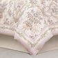 Royal Court Avant Garden 4-Piece King Comforter Set in Blush, , large