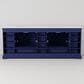 Lexora Home Dukes 84" Double Bathroom Vanity in Navy Blue with 2 cm White Quartz Top and Rectangular Sinks, , large