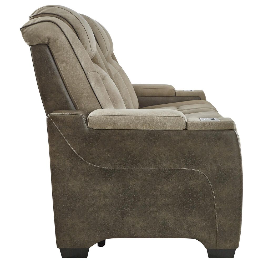 Ashley Next-Gen DuraPella Power Reclining Sofa in Sand, , large