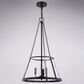 Vaxcel Rochester 3-Light Pendant in Matte Black, , large