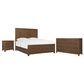 Hooker Furniture Driftwood 3-Piece King Panel Bedroom Set in Worn Saddle, , large