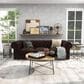 Maple and Jade Split Tray Coffee Table in Matte Black and Light Brown, , large