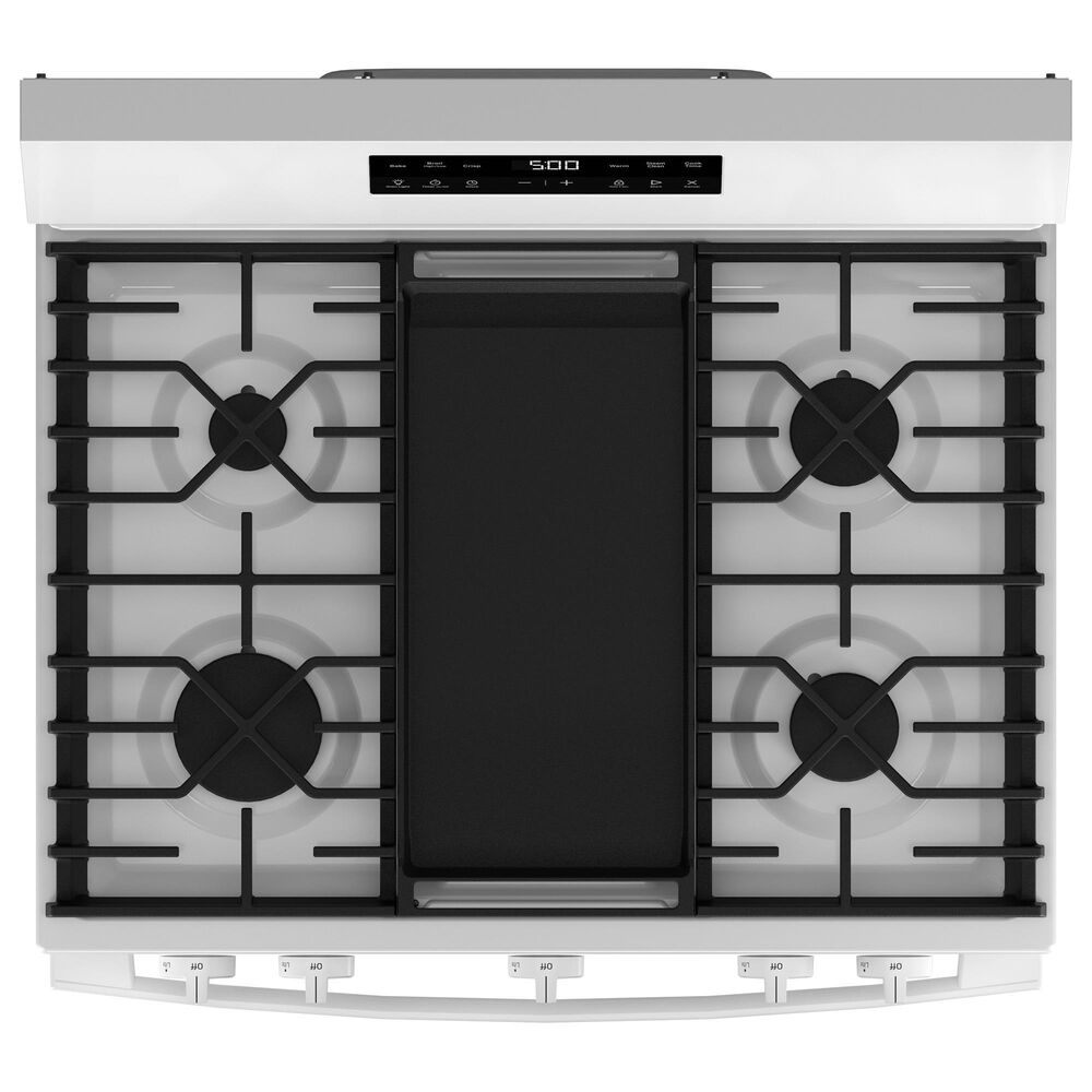 GE Appliances 5.3 Cu. Ft. Freestanding Natural Gas Range with Crisp Mode in White, , large